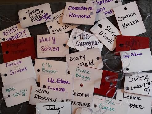 Tags on Tenth St Trees – Women who’ve made a difference